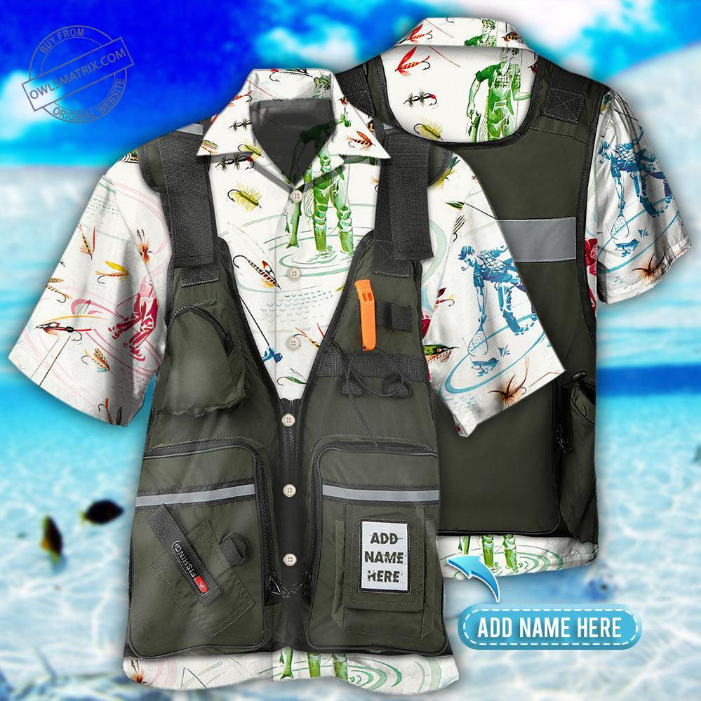 Fly Fishing Personalized Hawaii Shirt Ha4031