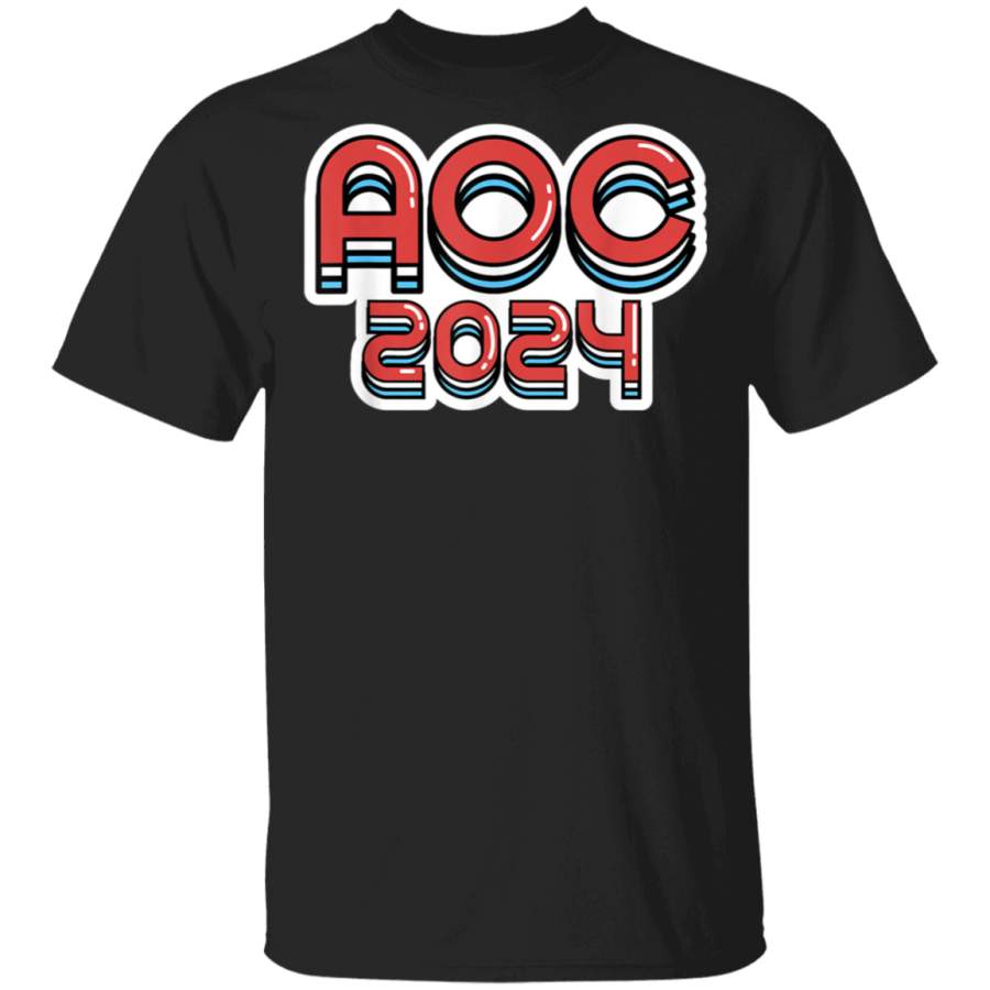 AOC 2024 Ocasio President Democrat TShirt