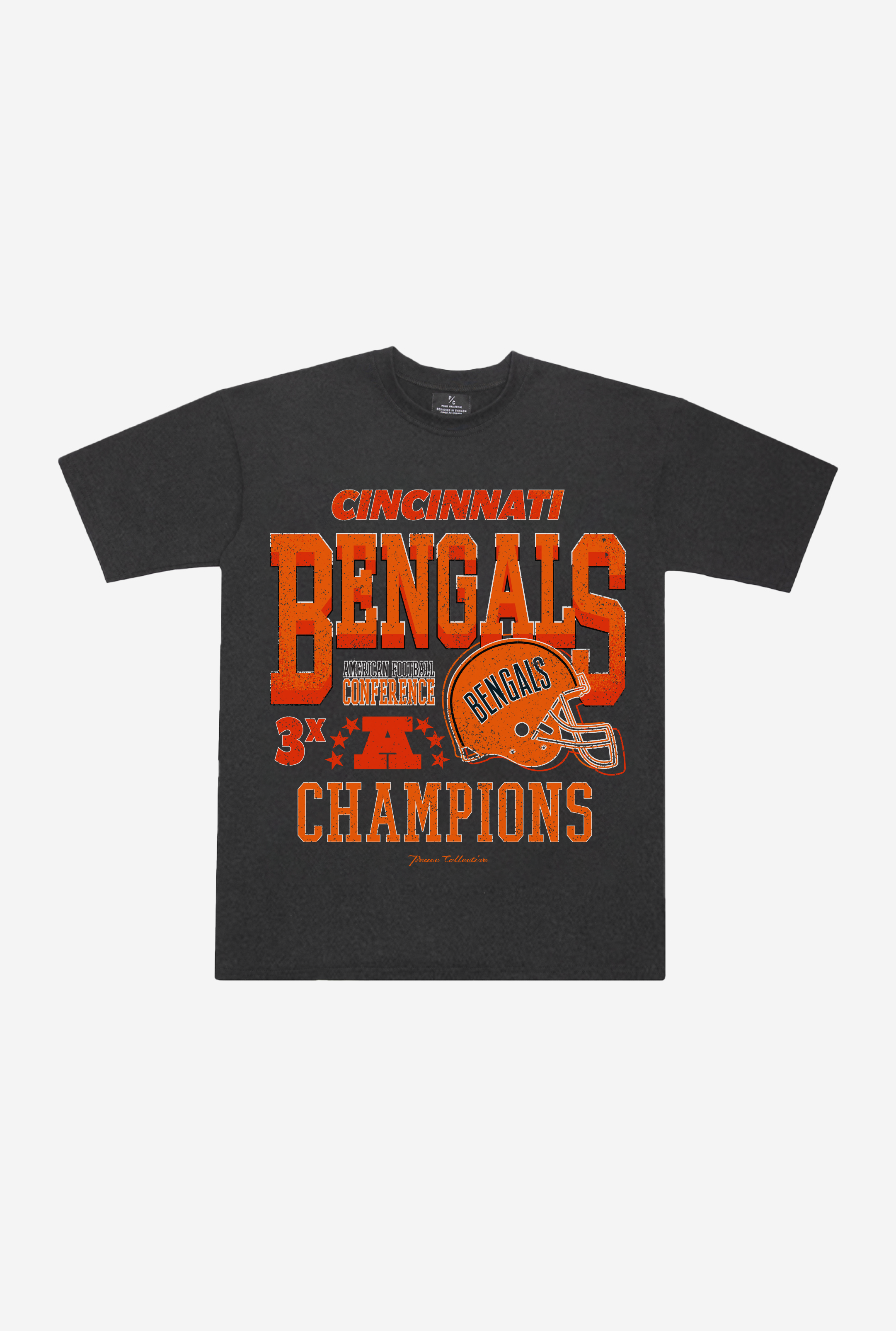 Cincinnati Bengals Vintage Championship T-Shirt – Black