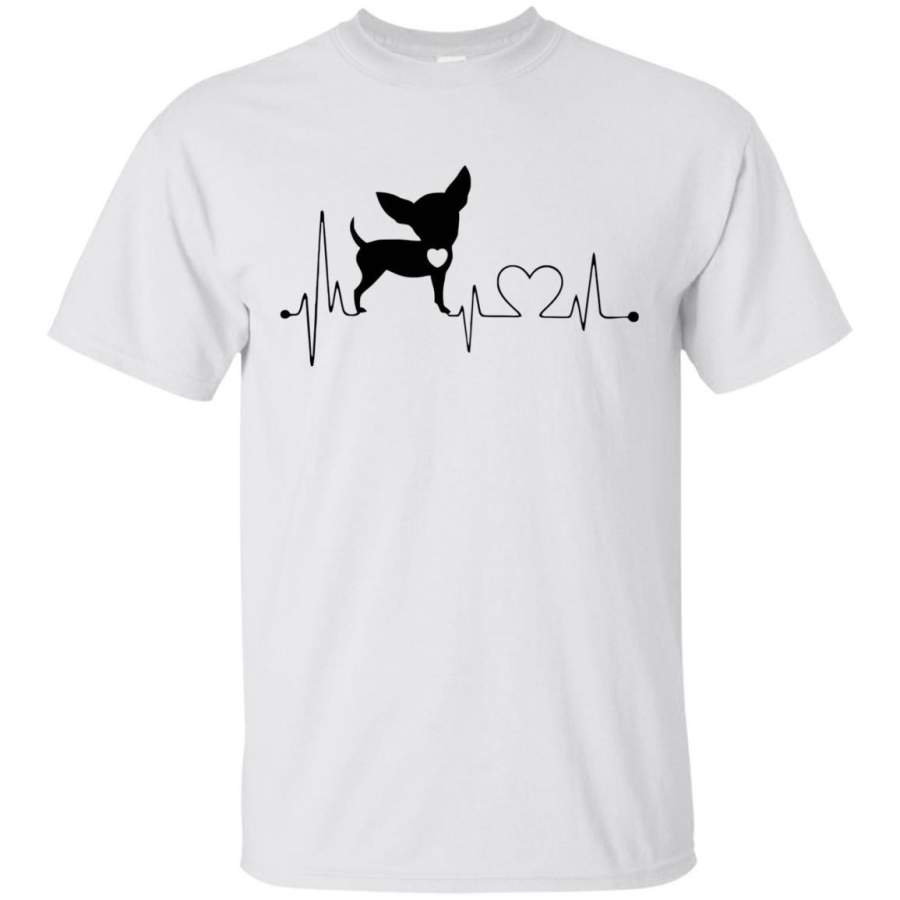 AGR Chihuahua Dog Heartbeat Love Shirt