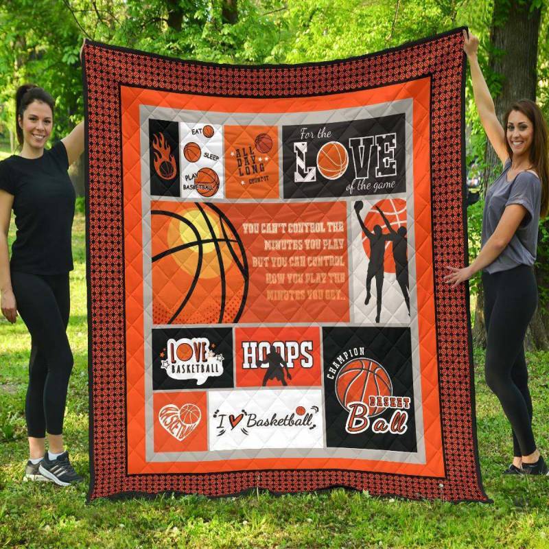 I Love Basketball For The Love Of The Game Premium Blanket