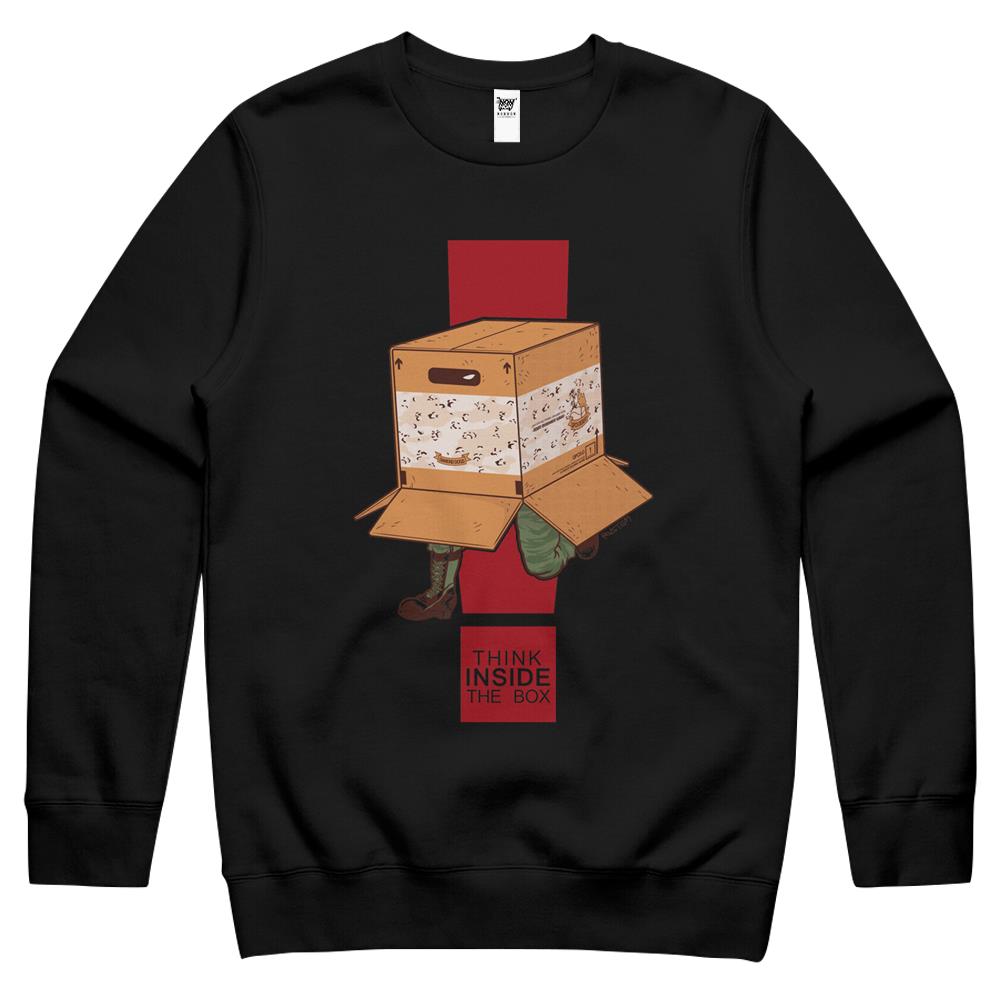 Think Inside The Box. Crewneck Sweatshirt