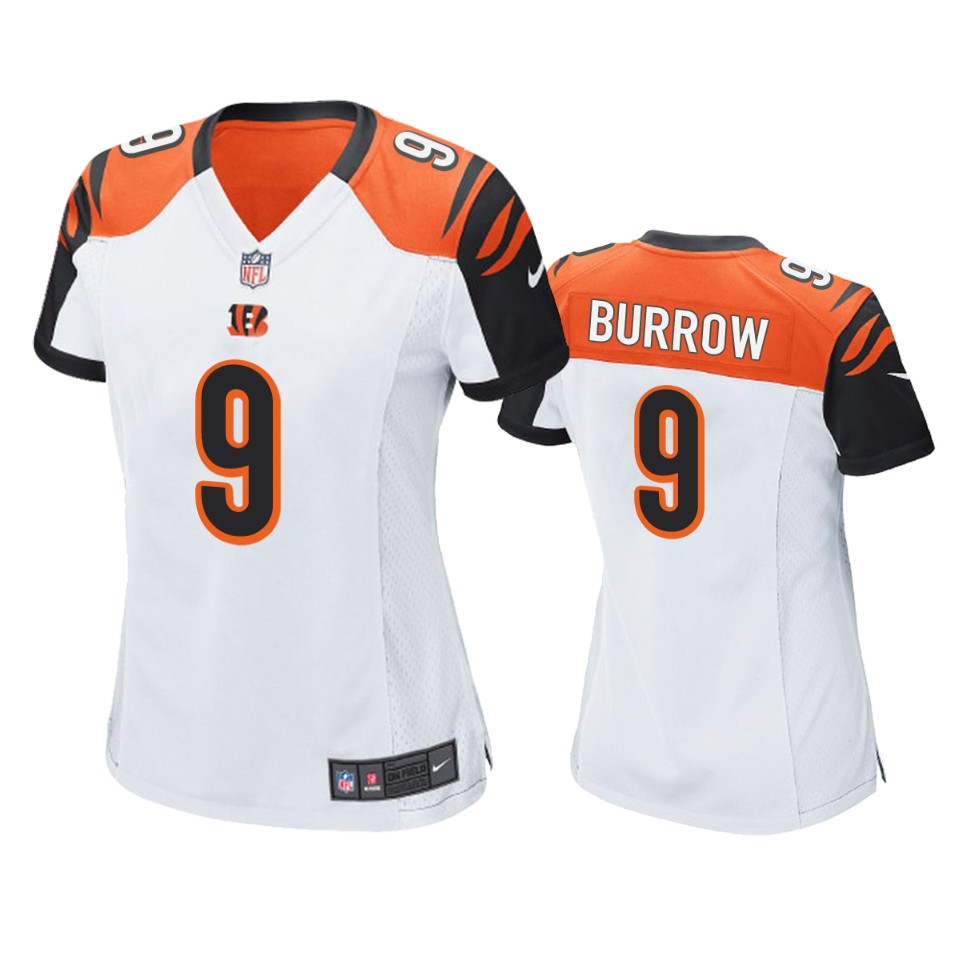 Cincinnati Bengals Joe Burrow White 2020 NFL Draft Game Jersey