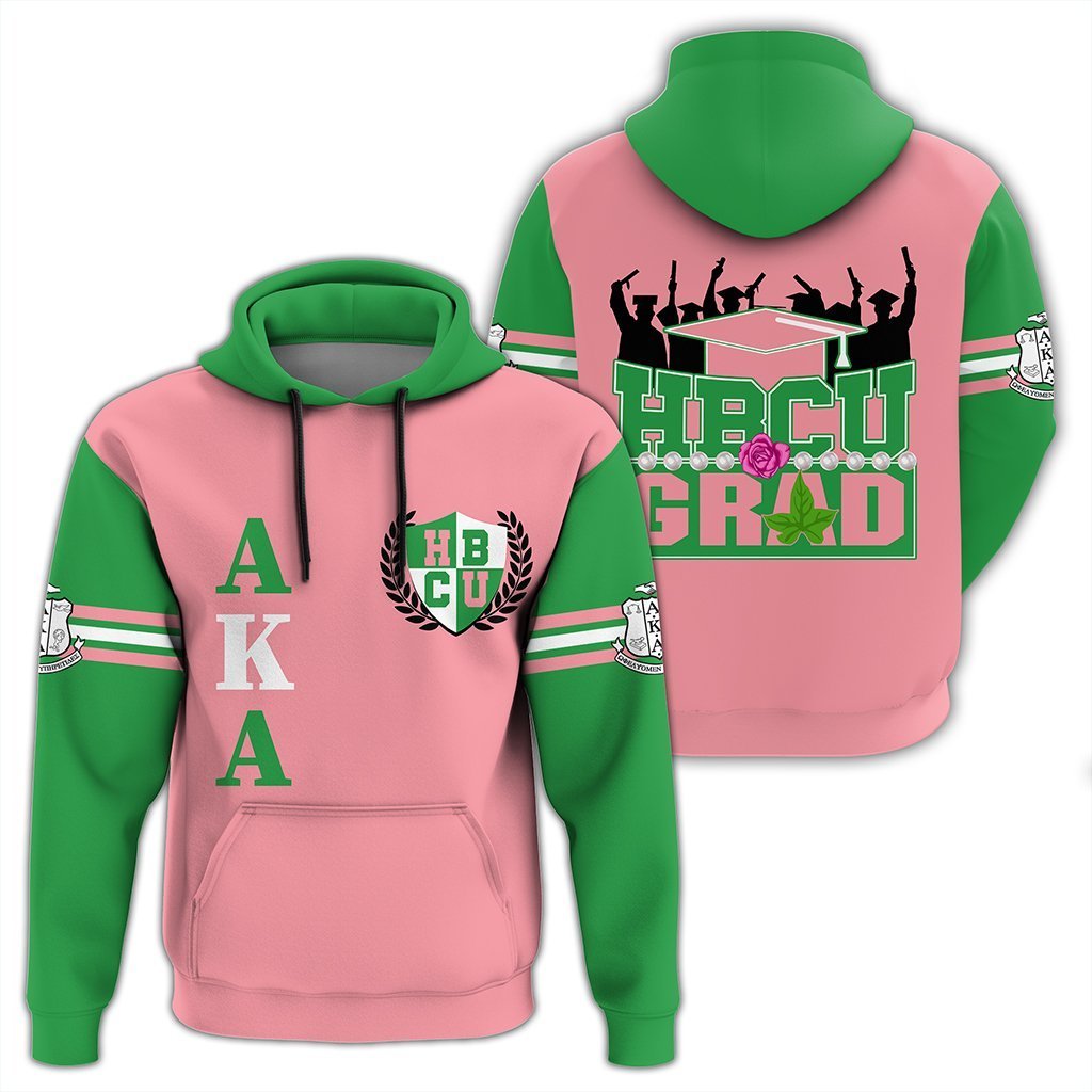 Greek Life Hoodie – Alpha Kappa Alpha Hbcu Graduation Pullover