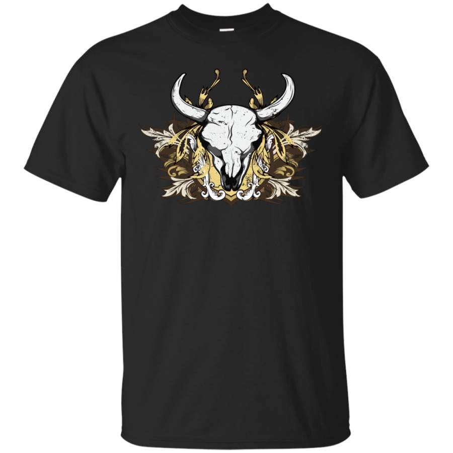 ANIMAL – Cool Bull Skull T Shirt & Hoodie