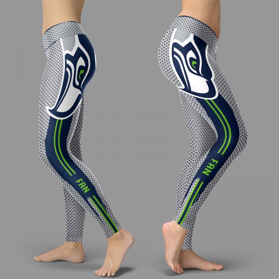 Charming Lovely Little Dots Along Body Seattle Seahawks Leggings