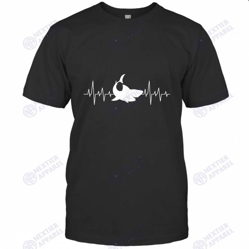 Shark Heartbeat Ultimate Gift For Shark Lovers T-shirt