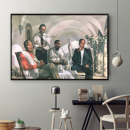 Black American Poster Trendy Black Pride Poster Prints Black Girl Fashion Black Man Wall Elegant Wall Decor