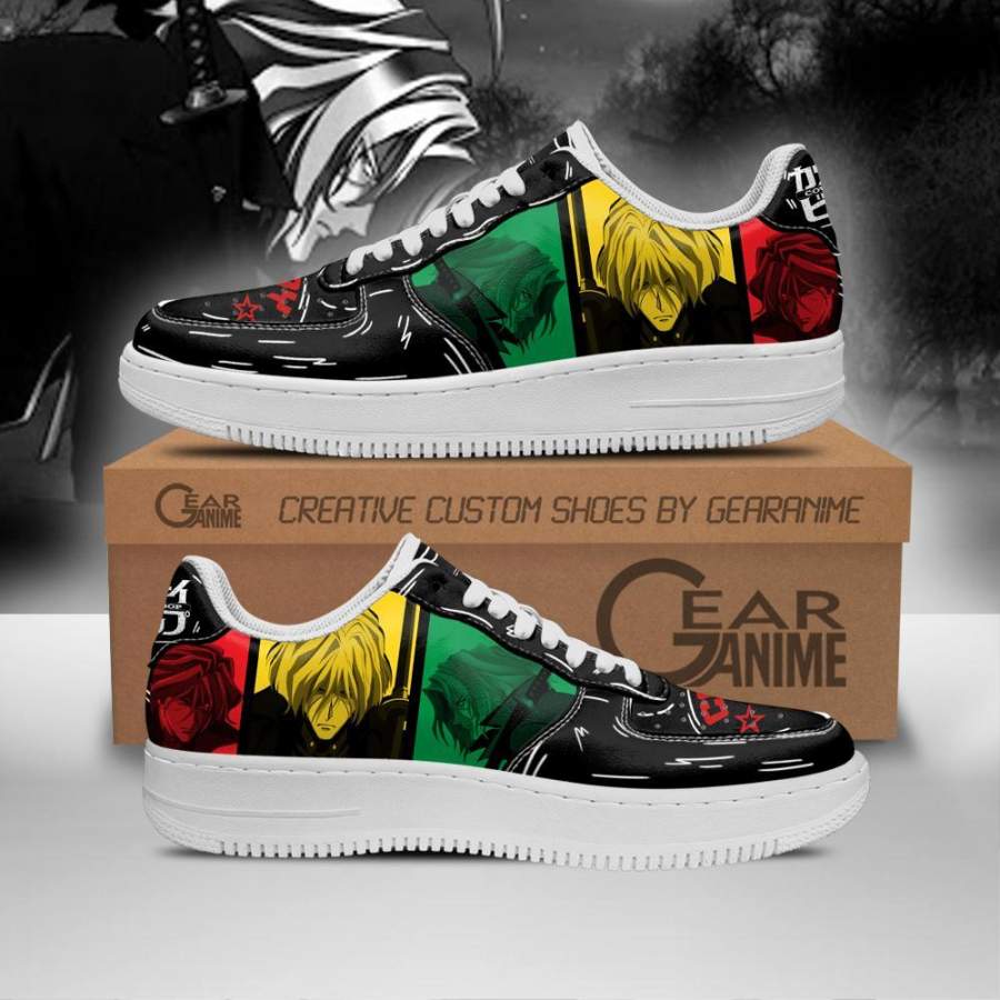 Vicious Cowboy Bebop Air Force Sneakers Anime Custom Shoes PT10