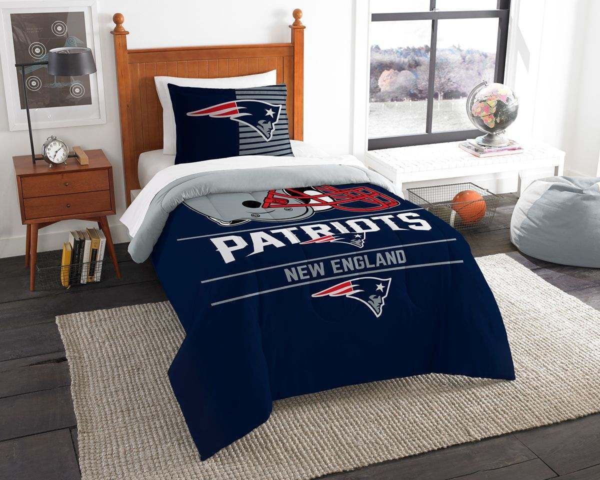 New England Patriots Bedding Set Duvet Cover X Amp Pillow Cases