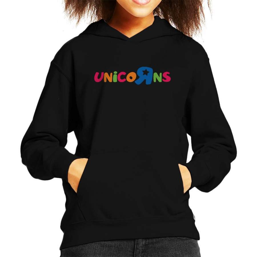 Unicorns Toys R Us Logo Mix Kid’s Hooded Sweatshirt