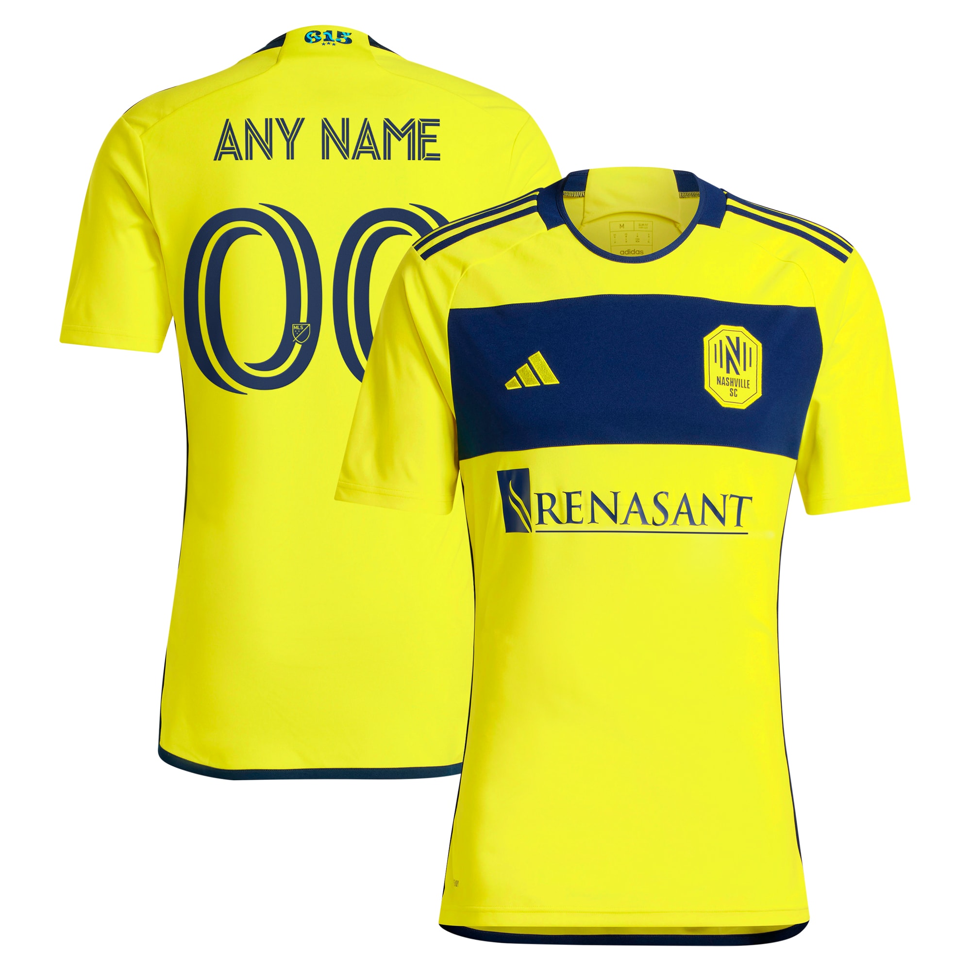 Nashville SC 2024 The 615 Kit Replica Custom Jersey – Yellow