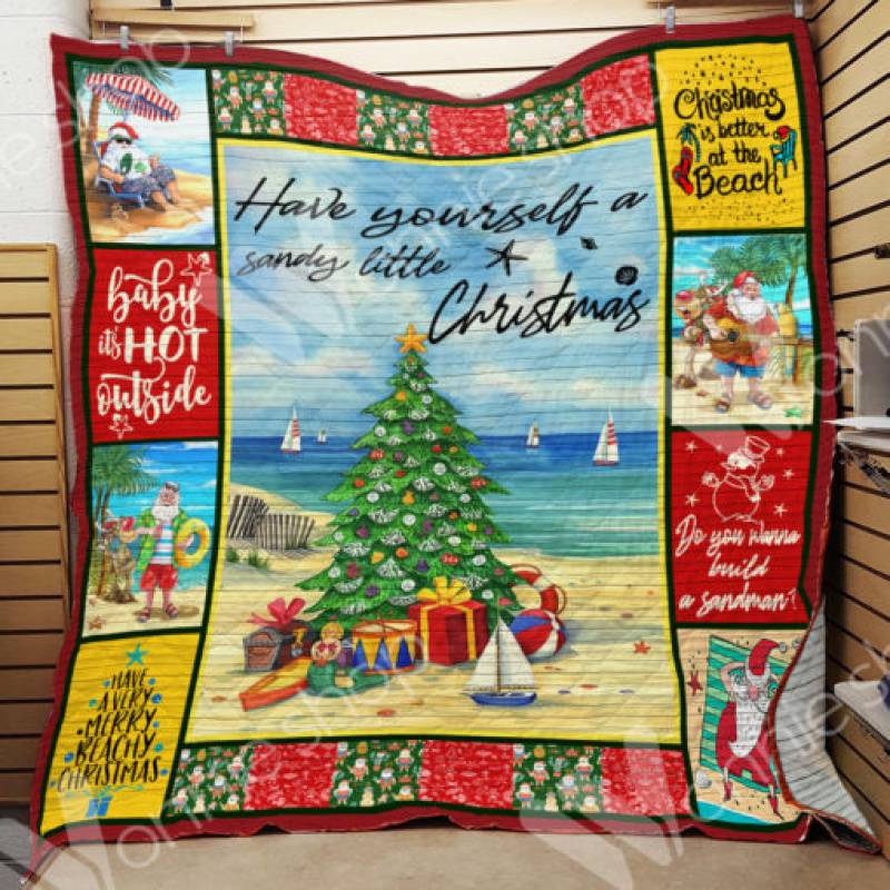 Beach Christmas Blanket OCT0201 90O57