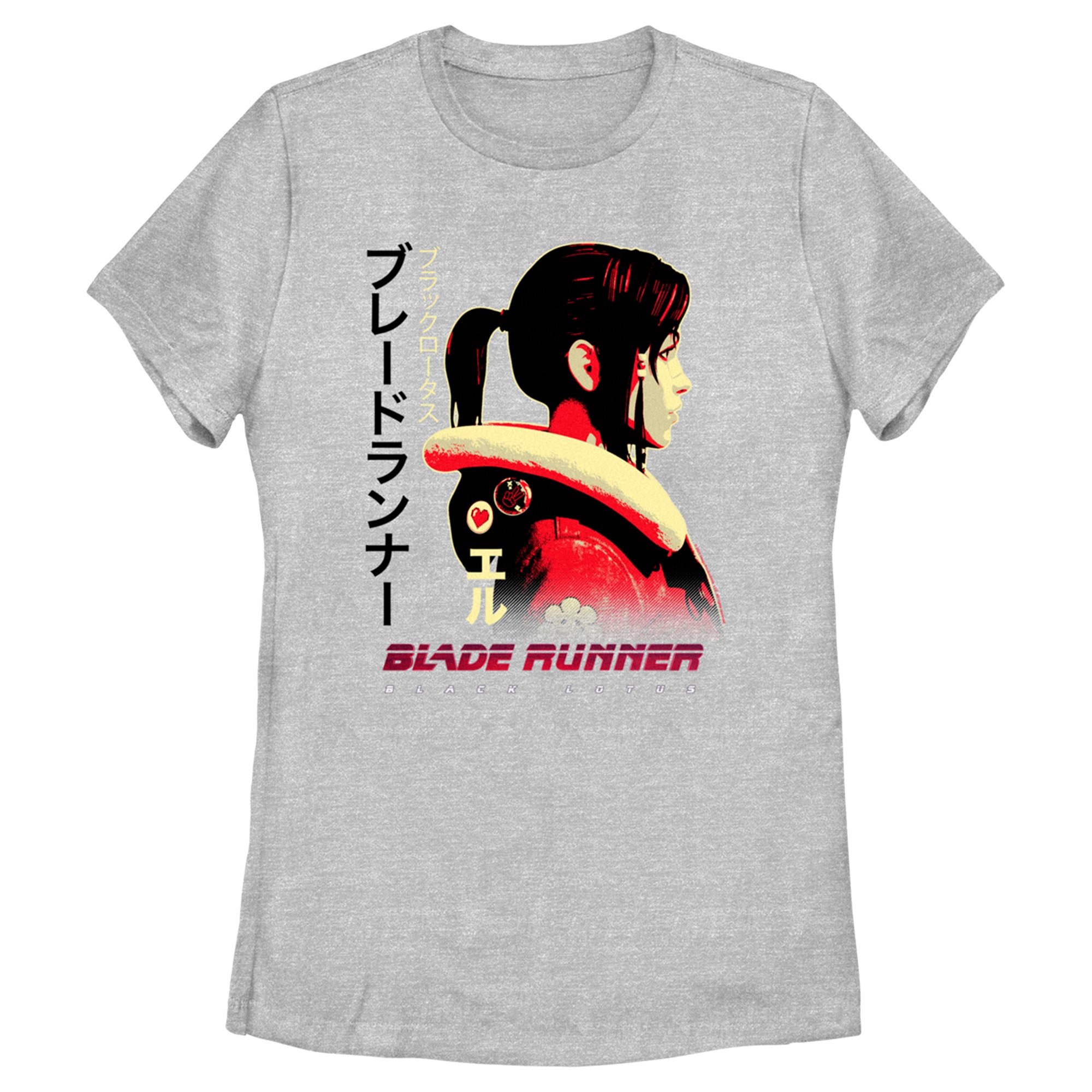 Women’S Blade Runner: Black Lotus Elle Profile Portrait T-Shirt