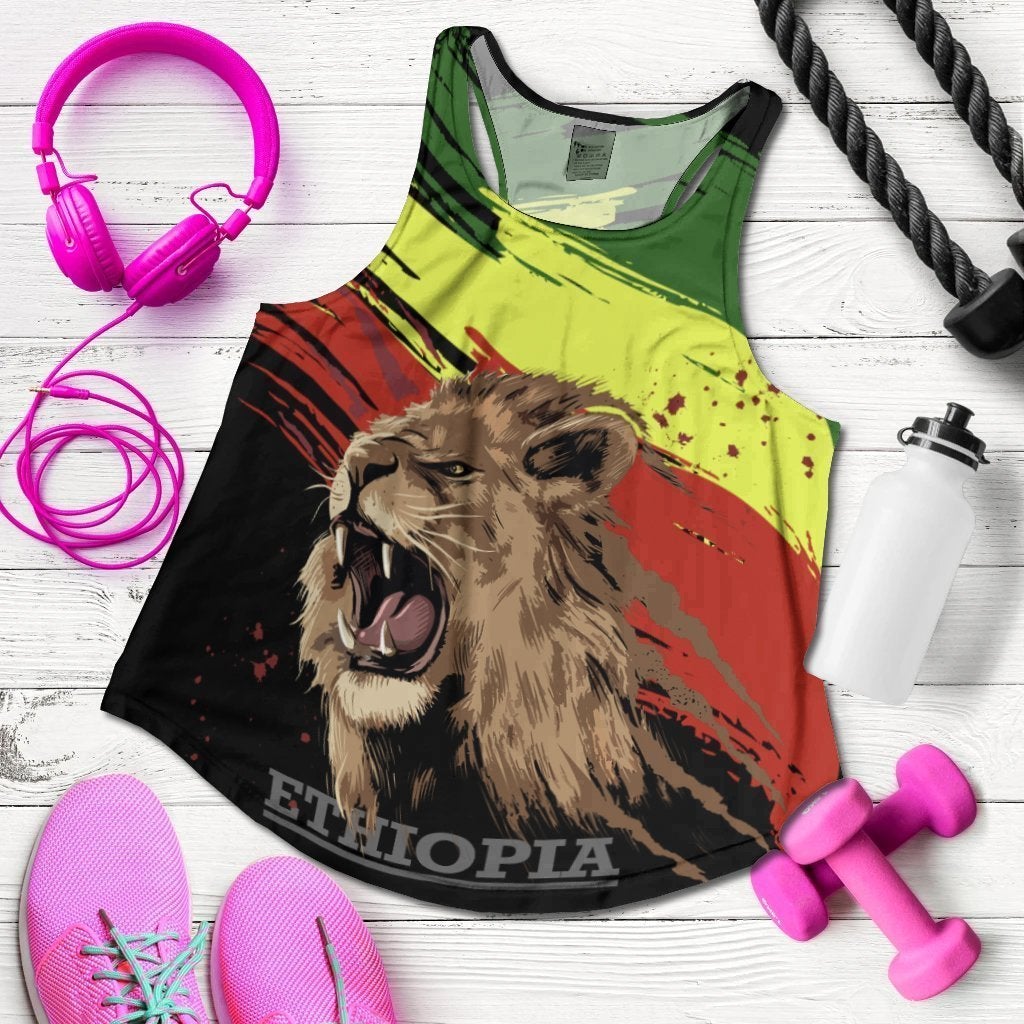 African Racer Tank – Ethiopia Lion