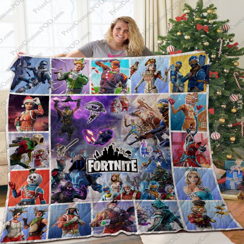 [TA] – Fortnite Christmas Quilt Blanket Ver 17-2