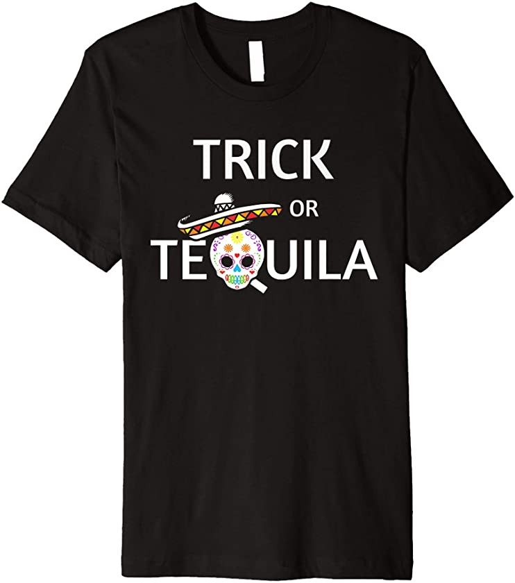 Trick Or Tequila Halloween Premium T-Shirt