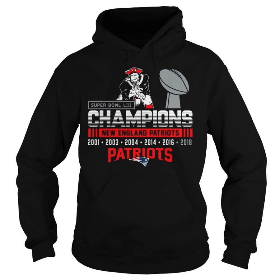 Super Bowl Champions New England Patriots Hoodie