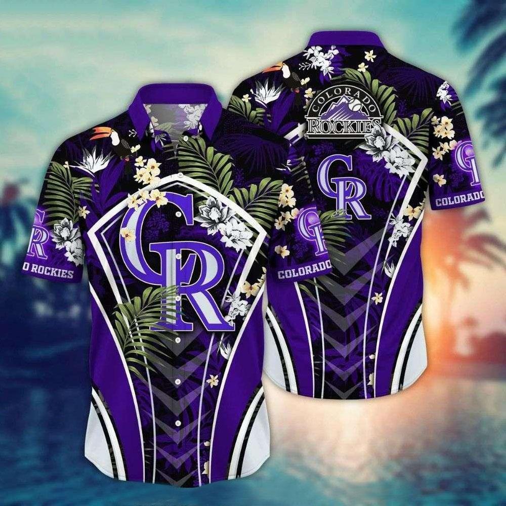 Colorado Rockies Tropical Vibes Hawaiian Shirt