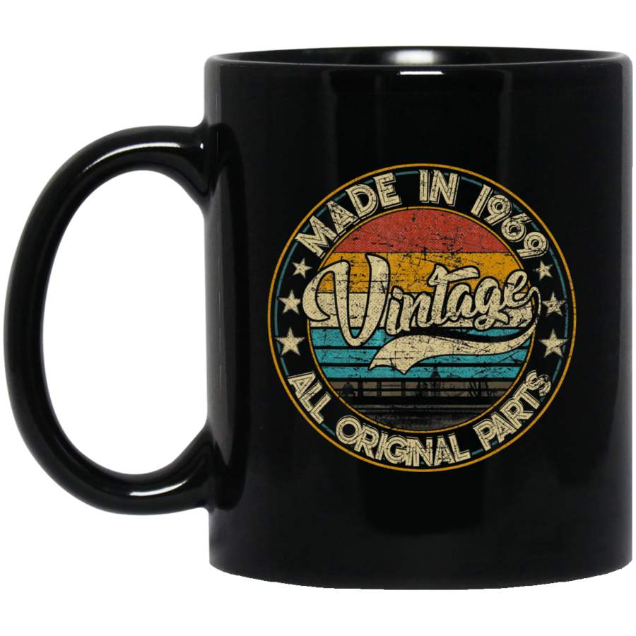 Classic 50th birthday gift for men women Vintage 1969 Coffee Mug