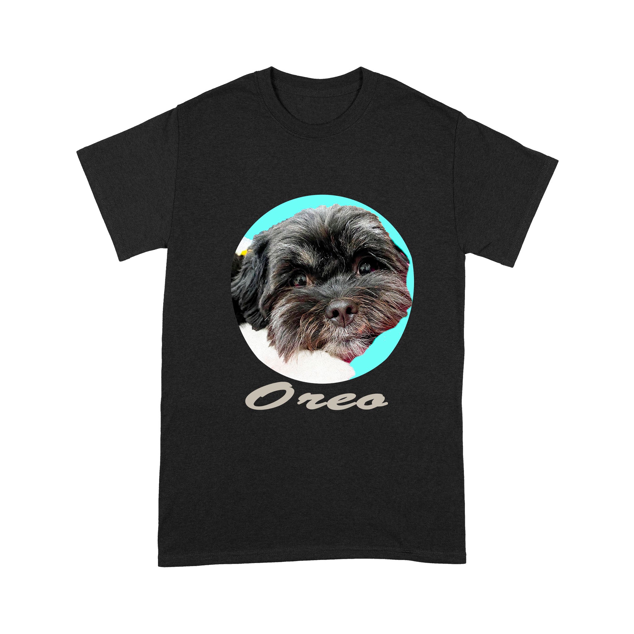 Oreo –  Custom Illustrated Pet Personalized T-Shirt F