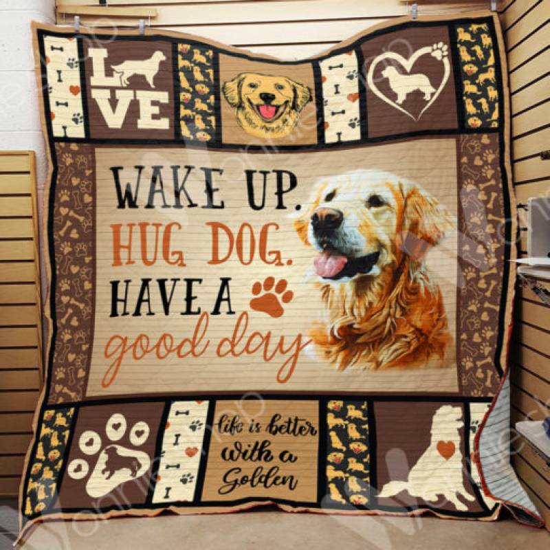 Golden Retriever Dog Blanket NOV1602 77O42