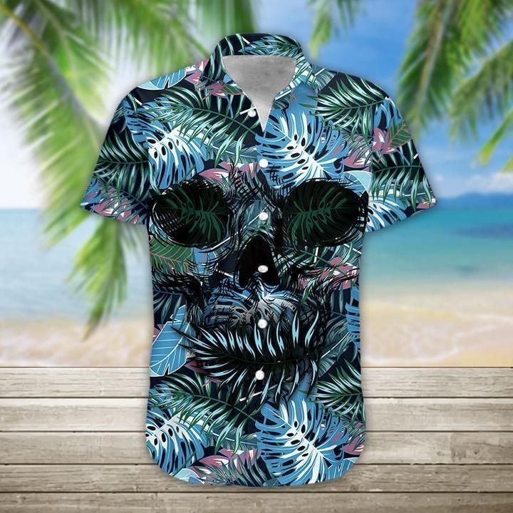 High Quality Skull Hawaii Shirt Ha60081