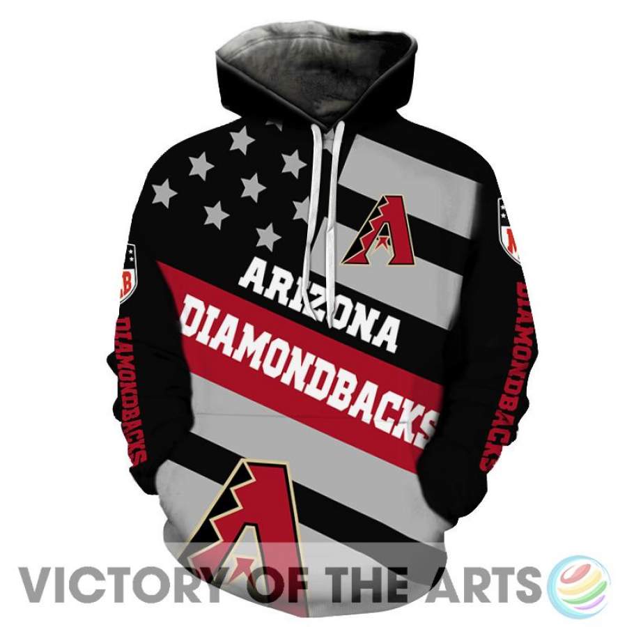 Proud Of American Stars Arizona Diamondbacks Hoodie