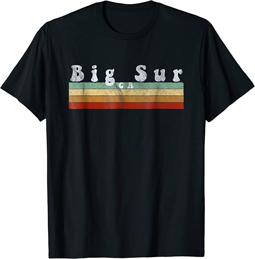 Vintage Retro 70s 80s Big Sur, CA T Shirt