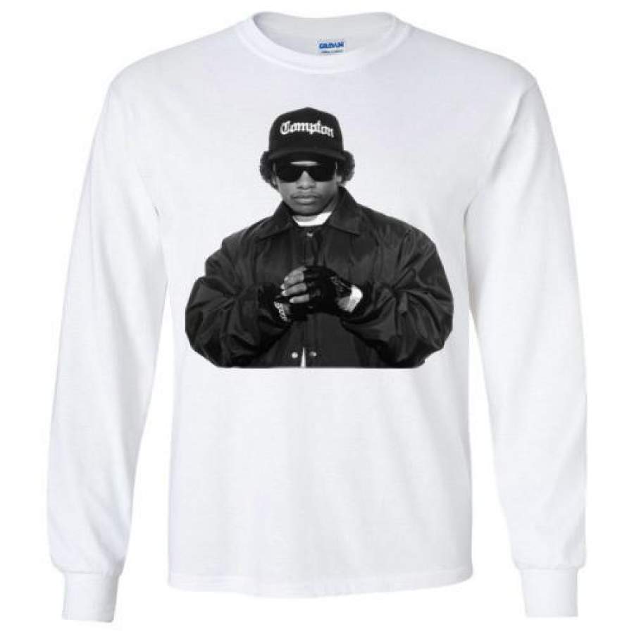 Eazy-E NWA Ruthless Records Eazy E Gangster Rap Hip Hop ,v1b, Gildan Long Sleeve T-Shirt