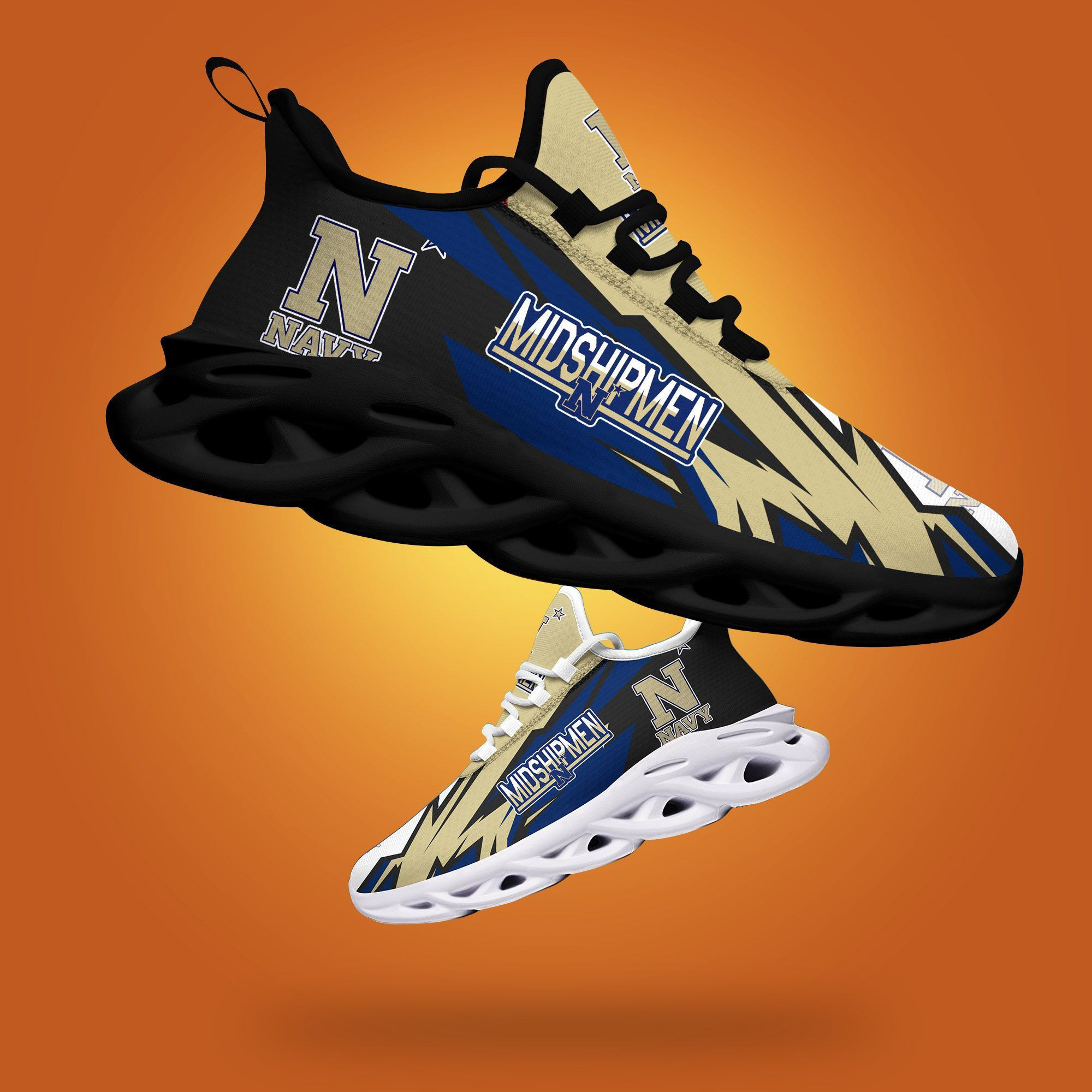 Navy Midshipmen Max Soul Shoes Hams1239089