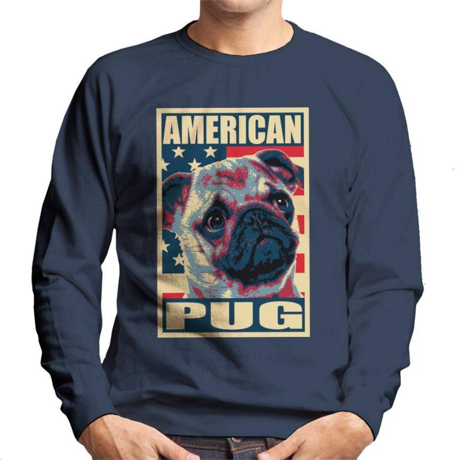 American Pug Men’s Sweatshirt