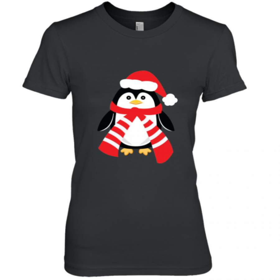 Cute Christmas Penguin shirt Premium Women’s T-Shirt