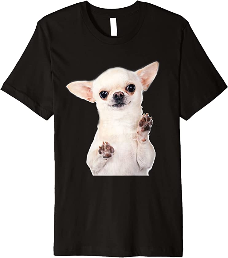 Cute Little Chihuahua Puppy Dog Face For Pet Owners Premium T-Shirt