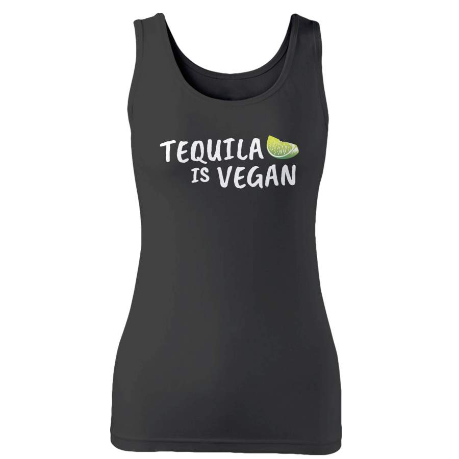 Tequila Is Vegan Woman’s Tank Top