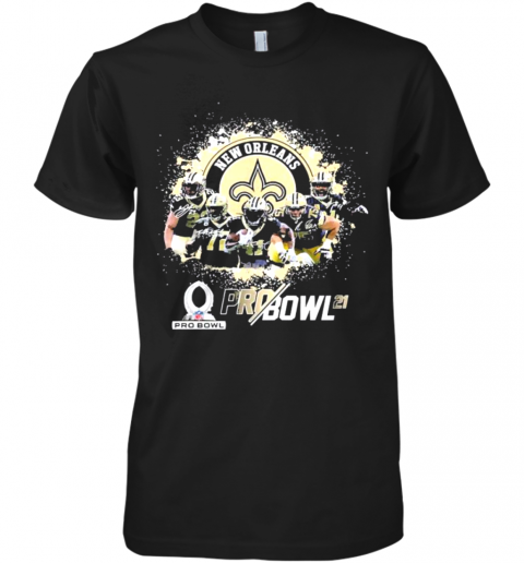 New Orleans Saints Football Team Signatures Premium Men’S T-Shirt