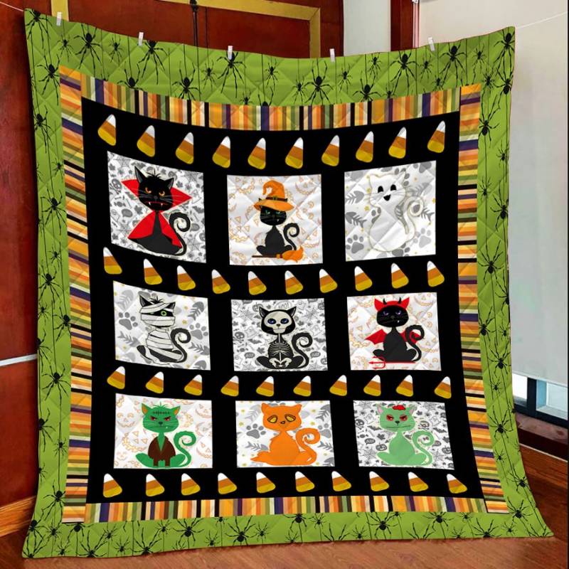 Cat Halloween Pattern T2708 – Quilt Blanket