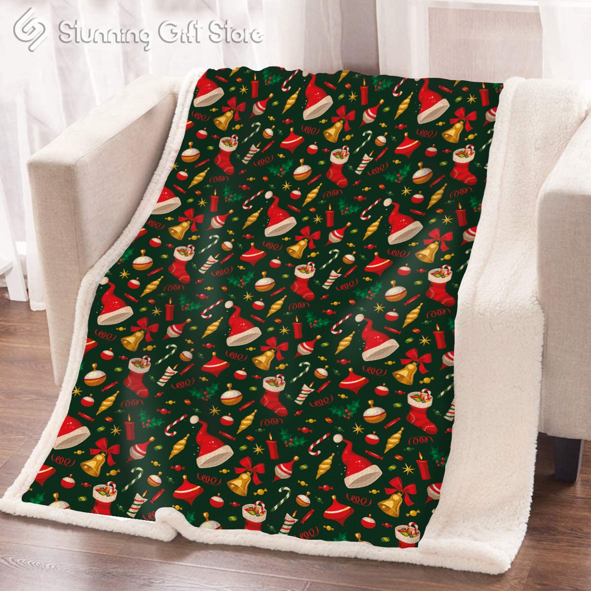 Stunning Gift Christmas Fleece Blanket Ver4