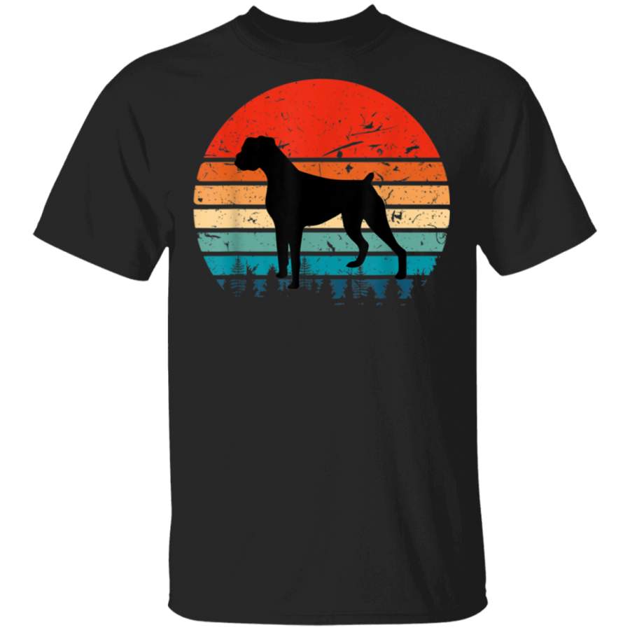 Vintage Retro Tshirt Boxer Dog Lover Tshirt