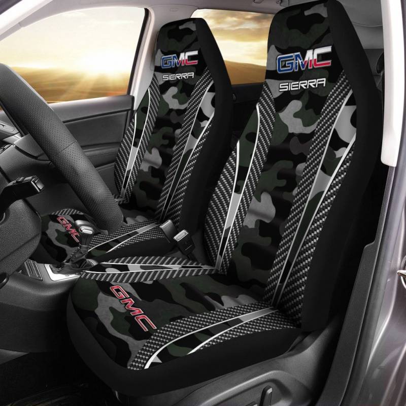 Gmc Sierra Vth Car Seat Cover Set Of 2 Ver 1 Stripe Fashionspicex Shop 2681