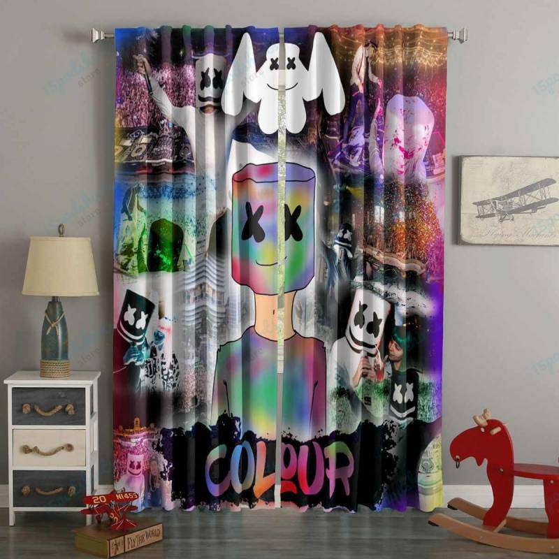 3D Printed Marshmello Style Custom Living Room Curtains