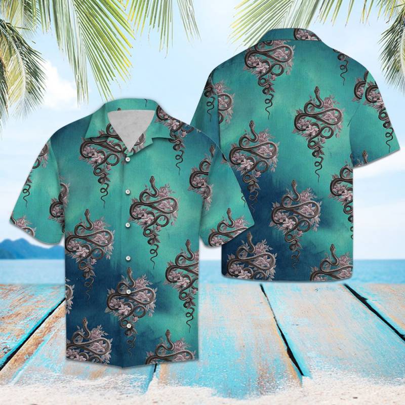 Snake Flower Hawaii Shirt Ha80895