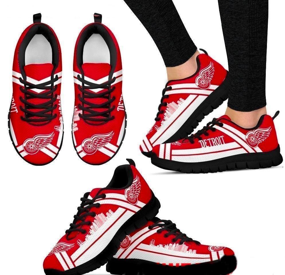 Detroit Red Wings Hockey Fan Women’s Sneakers