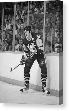 1 Mario Lemieux Steve Tobus Canvas Print