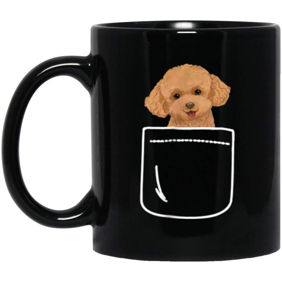 Cute Toy Poodle Dog In Your Pocket Mug Puppy Lover Gift