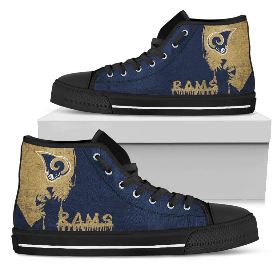 Alien Movie Los Angeles Rams High Top Shoes