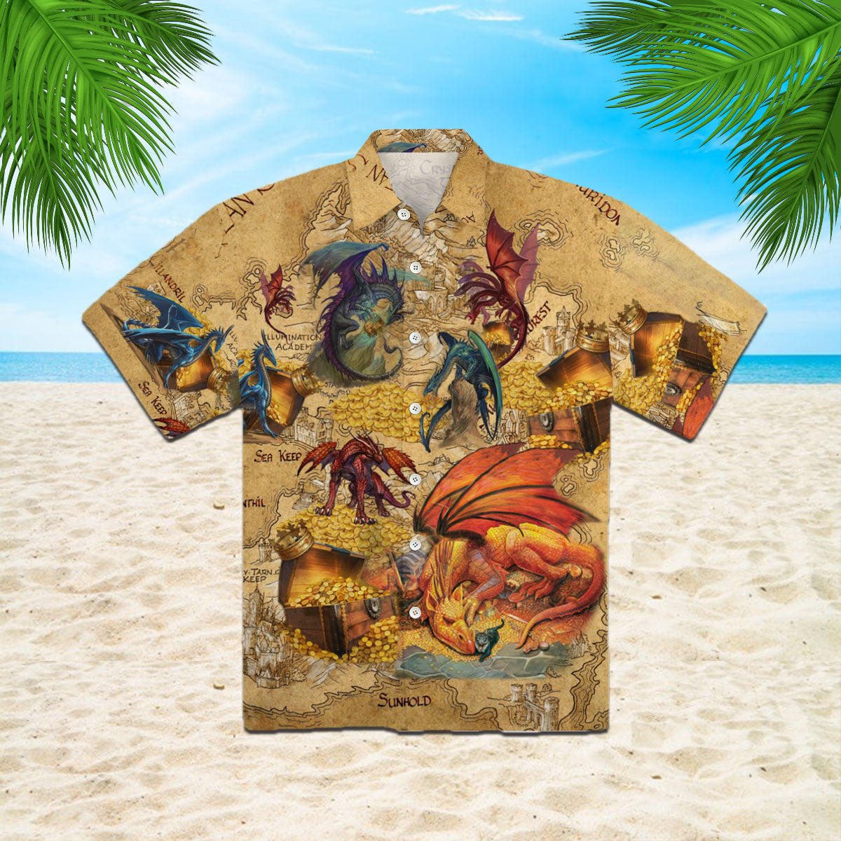 Oragontee Every Treasure Is Guarded By Dragons Hawaii Shirt For Men Women Adult Ha95836