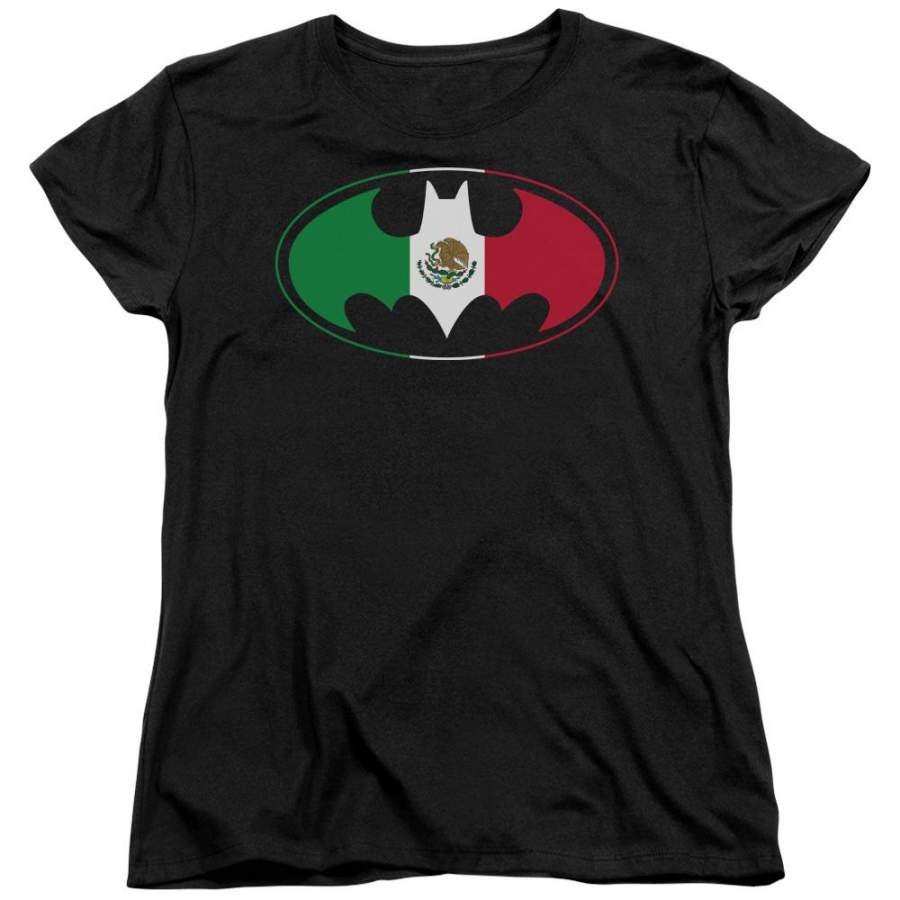 Batman – Mexican Flag Shield Short Sleeve Women’s Tee