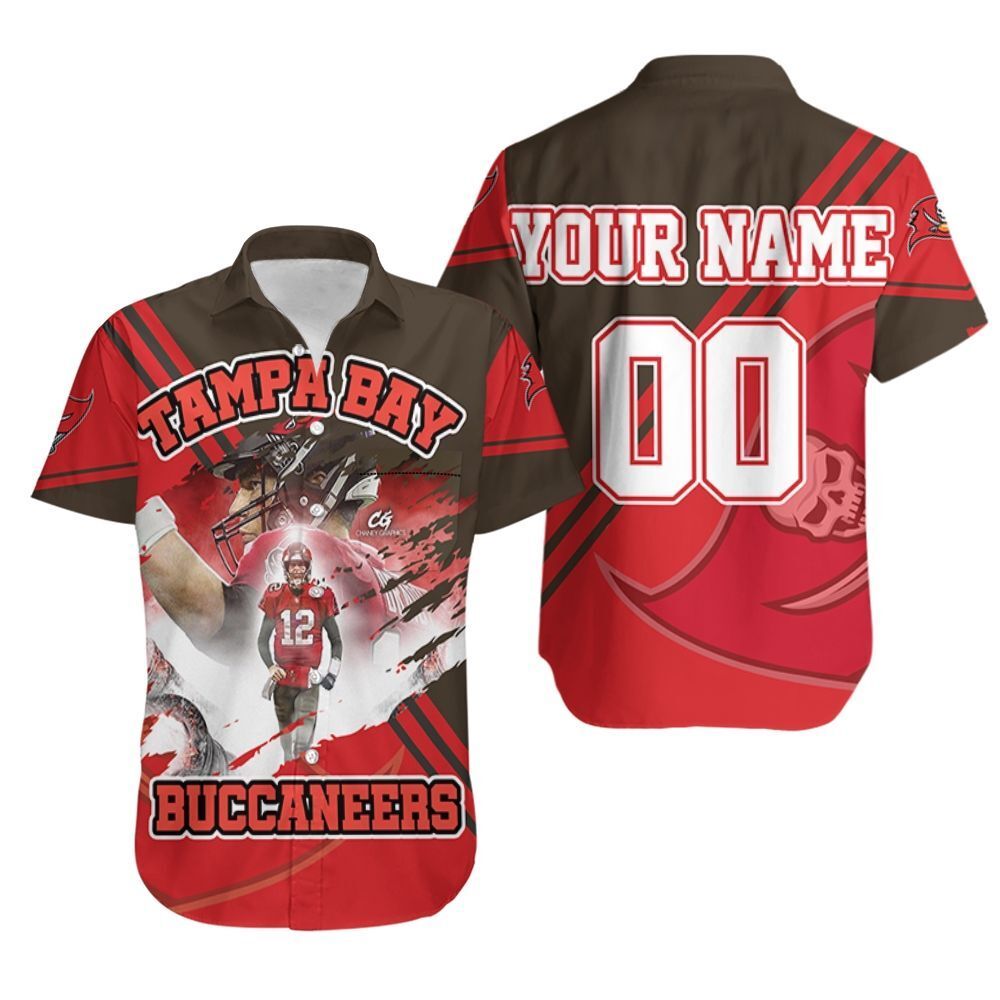 Tom Brady Tampa Bay Buccaneers Superbowl Champions Personalized Hawaiian Shirt