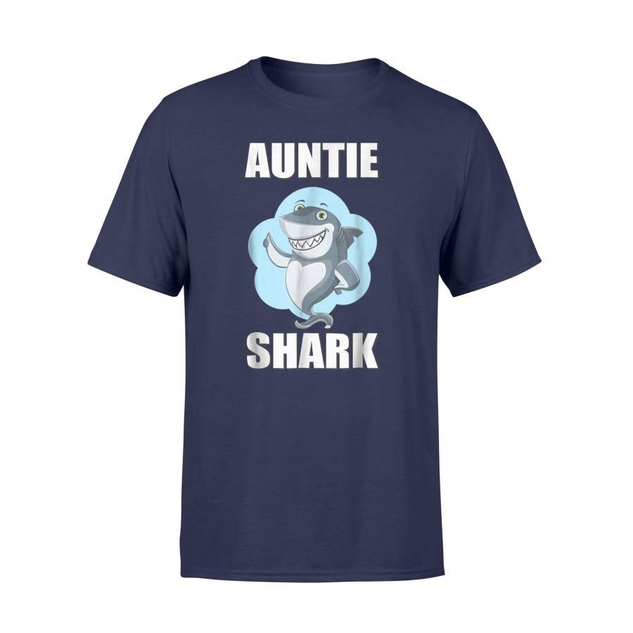 Auntie Shark Aunt Family Matching Jawsome Party T-Shirt